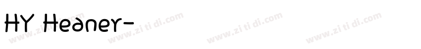 HY Heaner字体转换